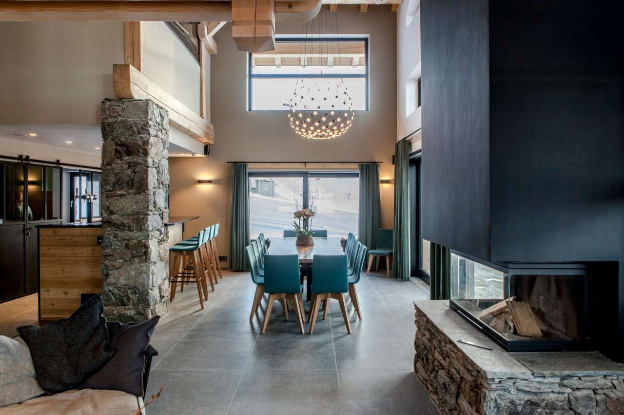 Stunning and unique 7 bedroom ski chalet, which is ideally situated within