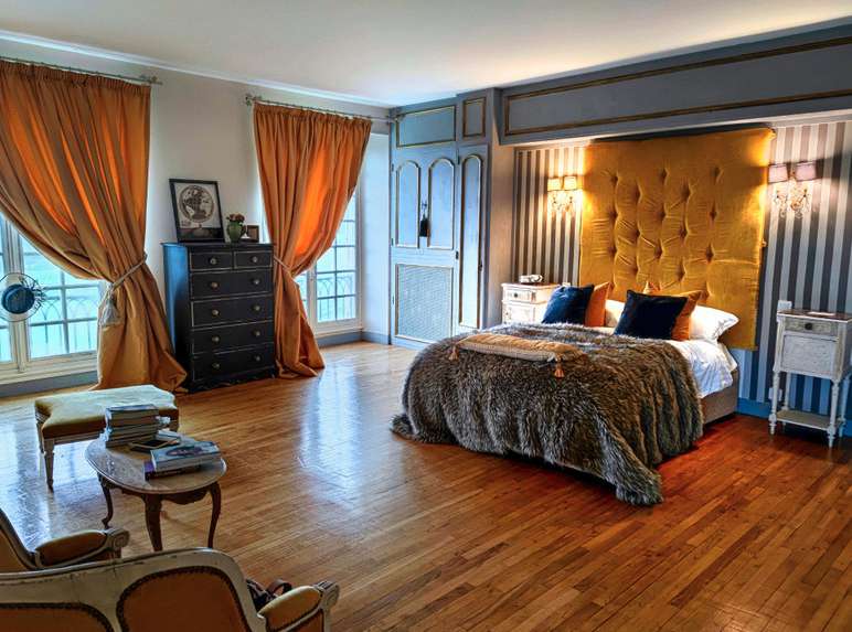 Nestling in 20 acres of glorious land with beautiful gardens, tennis court