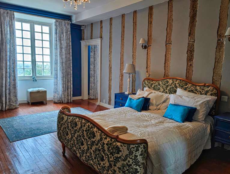 Nestling in 20 acres of glorious land with beautiful gardens, tennis court