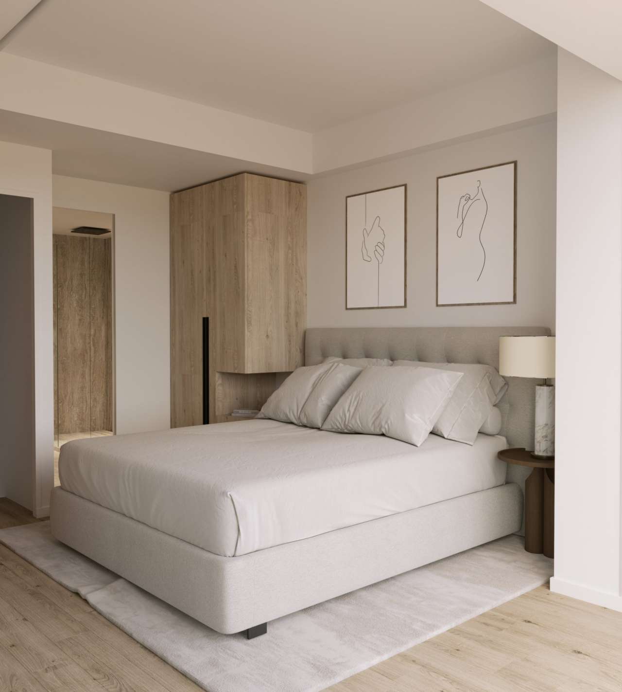 Superb 2 bedroom apartment on an upper floor of a prestigious residence on