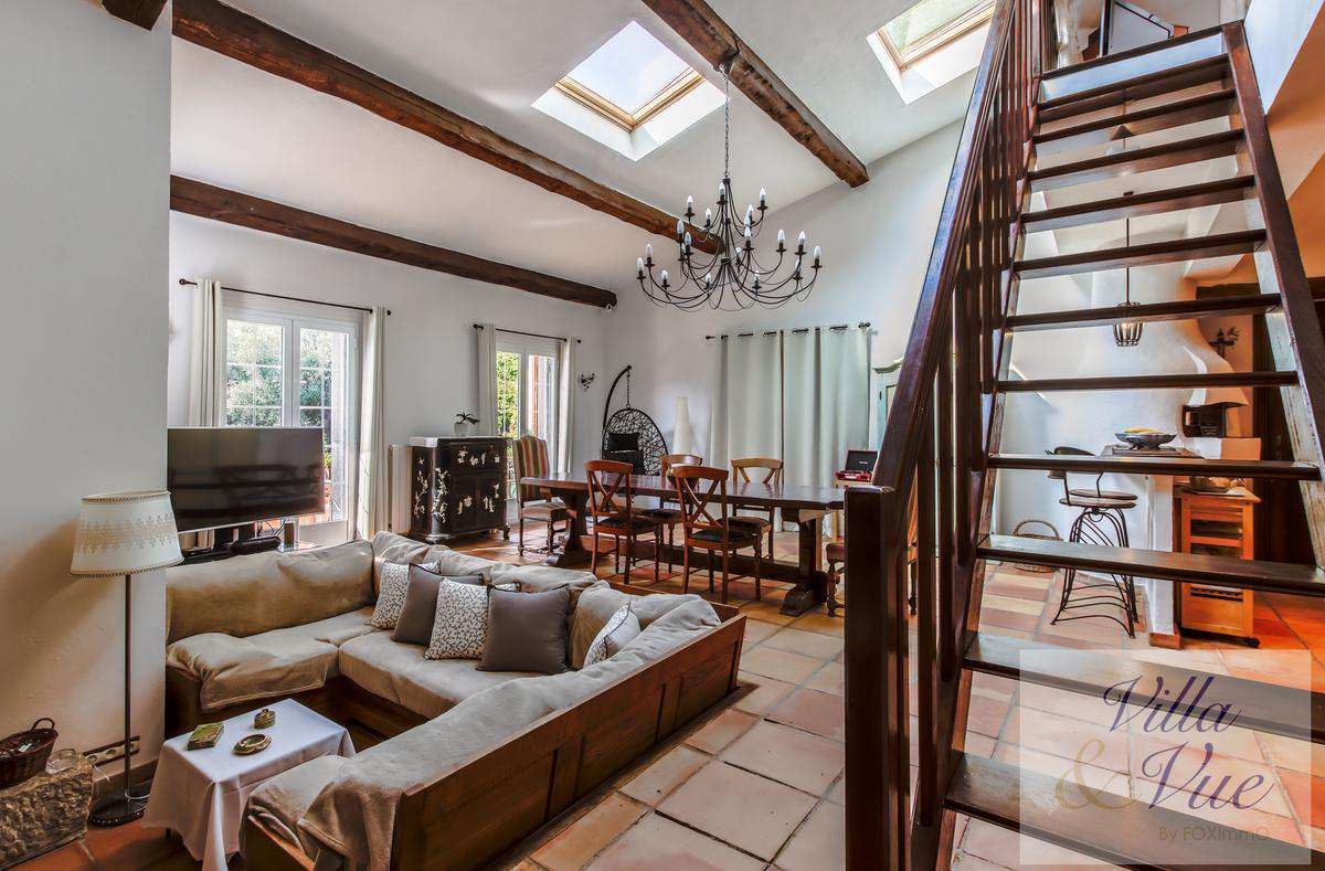 Nestling in half an acre of beautiful wooded gardens with pool, is this cha