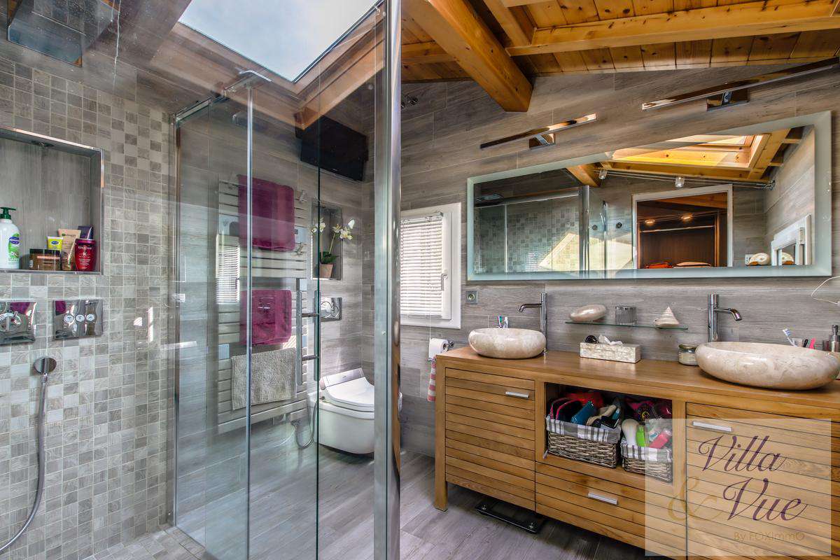 Nestling in half an acre of beautiful wooded gardens with pool, is this cha