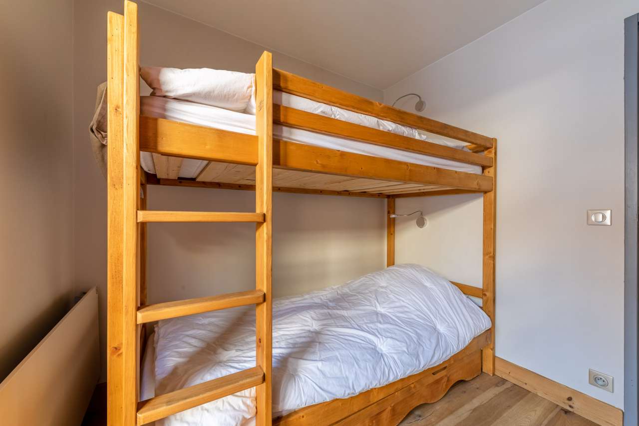 Stylish duplex apartment in the heart of Meribel with clear views from its