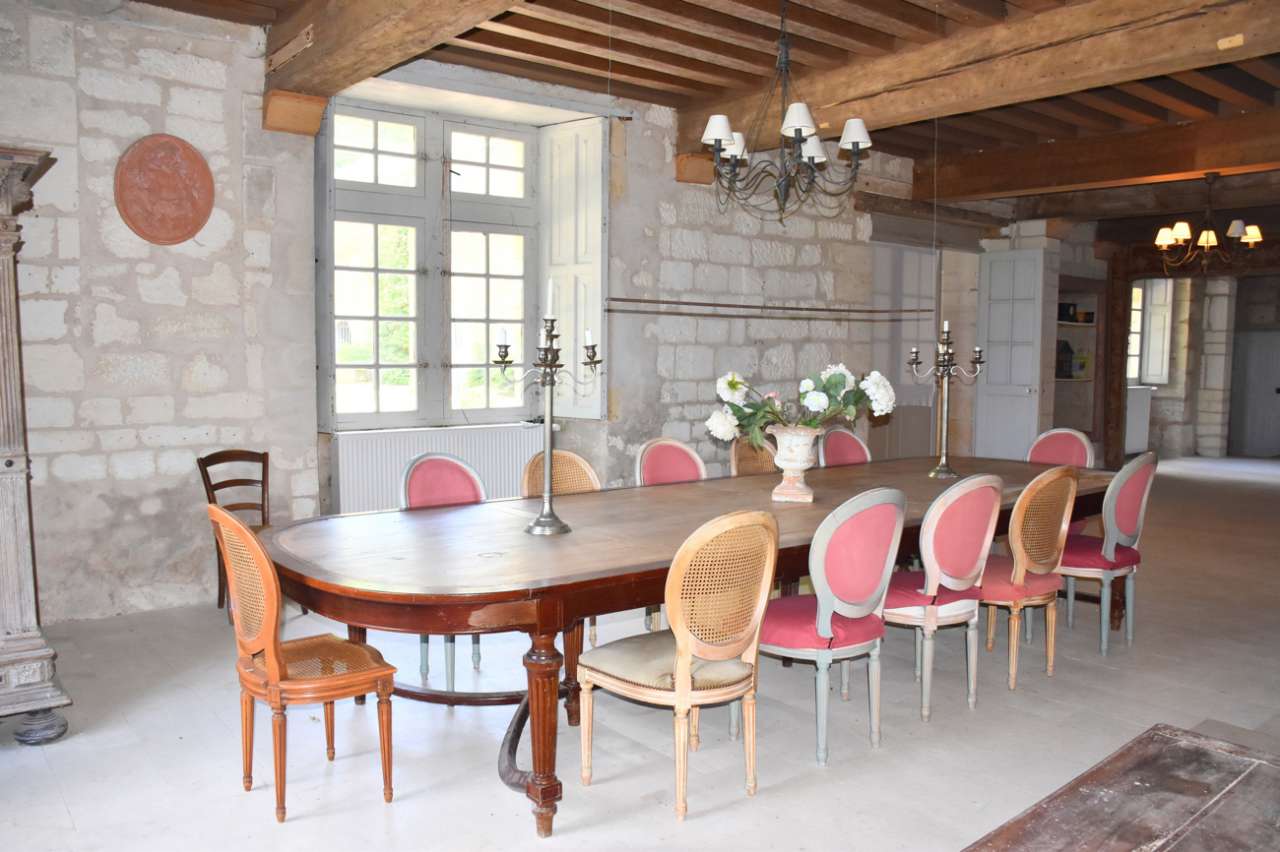 Historical 15 bedroom Chateau for sale with countryside view in Loches