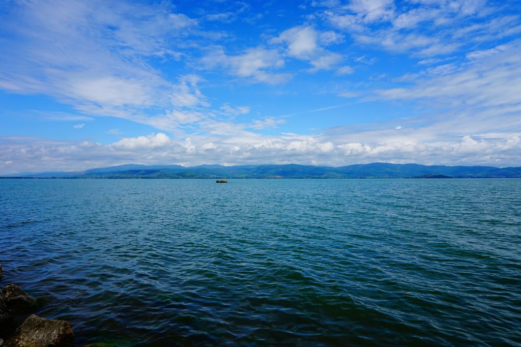 Lake Trasimeno near property for sale in Italy. 