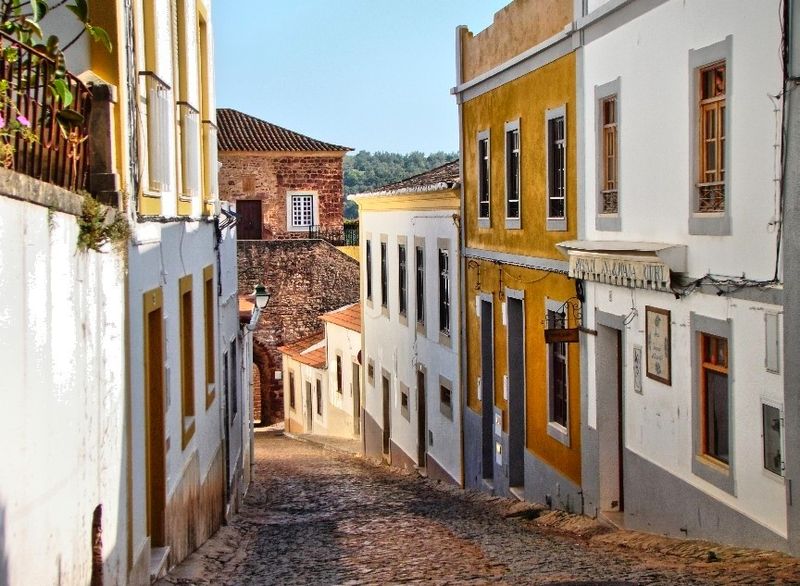 The cobbled streets of Silves, Algarve. 