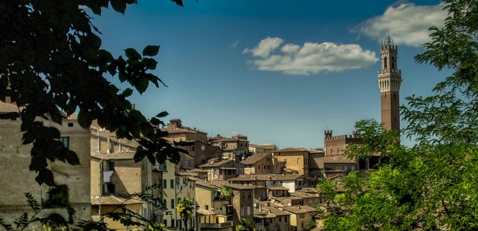 Views of a Tuscan town.