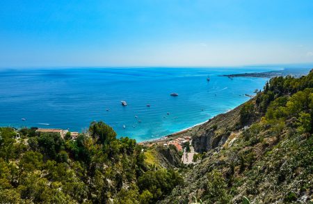 views from our luxury property in Sicily.