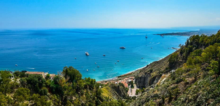 views from our luxury property in Sicily.