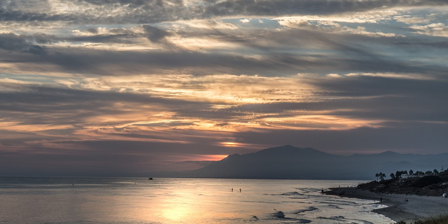 A beautiful beach in Marbella