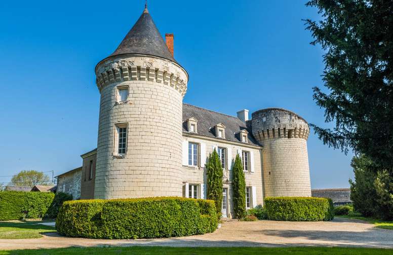Medieval Loire Chateau in the Loire Valley