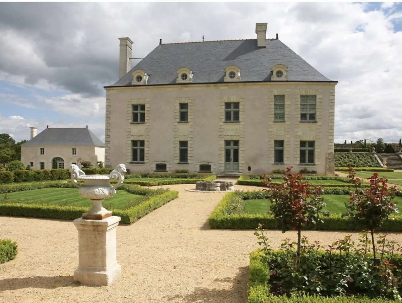 historical manor house for sale near a golf course in Saumur..