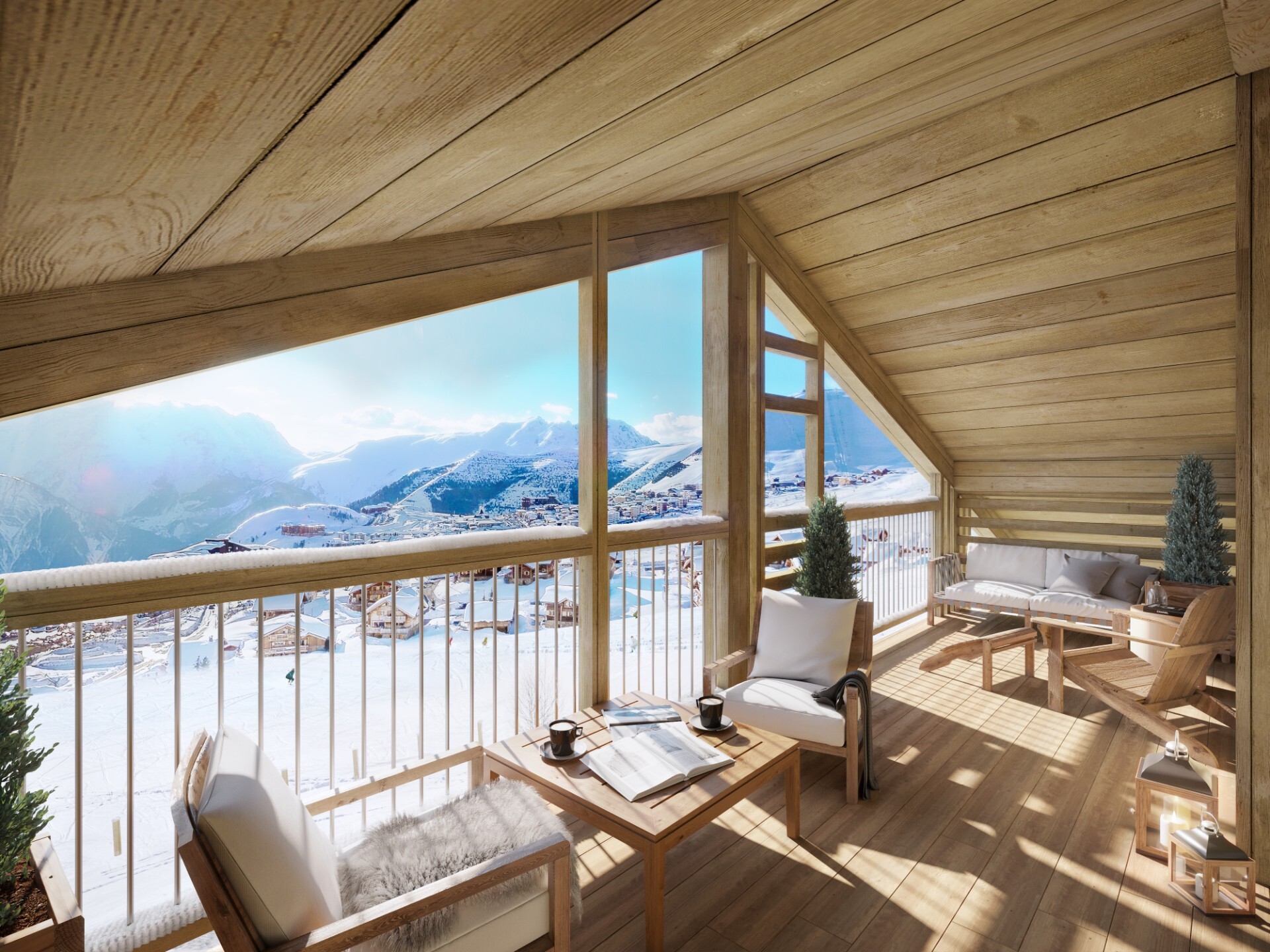 Immaculately presented ski apartment for sale in the heart of Alpe d'Huez, Rhone-Alpes 